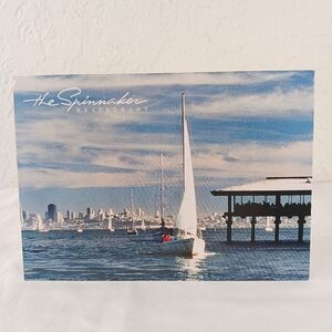 California Postcard San Francisco Skyline Sausalito The Spinnaker Restau…